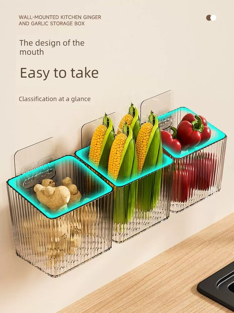 Bathroom Bathroom Storage Basket Punch-Free Wall Kitchen