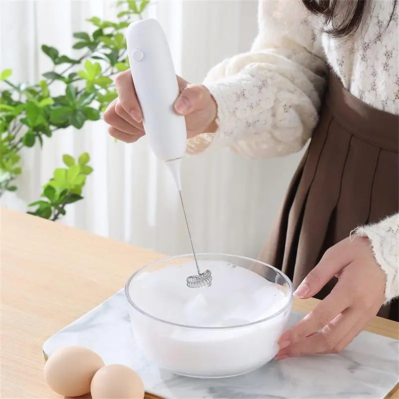 Portable Milk Frother Coffee Stirring Cappuccino Electric Milk Frother Kitchen Drink Bubbler Coffee Foam Innovative Milk Frother