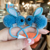 2PCS New Plush Rabbit Cute Princess Headwear Kids Elastic Hair Bands Children Ropes Girls Accessories Baby Headdress