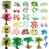 MOC Plant Tree Leaf Flowers Mushroom Seaweed Branches Educational  Building Blocks Kits Bricks Toys for Children Plants DIY Part