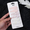 6/10Pcs Fashion Print Hairclips with Paper Jam Girl Waterdrop Broken Hair BB Clip Handmade Hairpin Headwear Kid Hair Accessories
