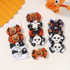 4PCS/Set Halloween Girl Hair Clips Ghost Skull Pumpkin Hairpin Festival Party Funny Baby Hair Accessories for Kid Hairclip Gift