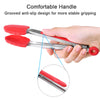 Food Tong Stainless Steel Kitchen Tongs Silicone Nylon Non-Slip Cooking Clip Clamp BBQ Salad Tools Grill Kitchen Accessories