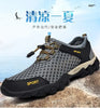 Men Casual Tennis Sneakers Summer Fashion Breathable Mesh Shoes Mens Non-Slip Hiking Shoes Sneaker for Men Climbing Trekking