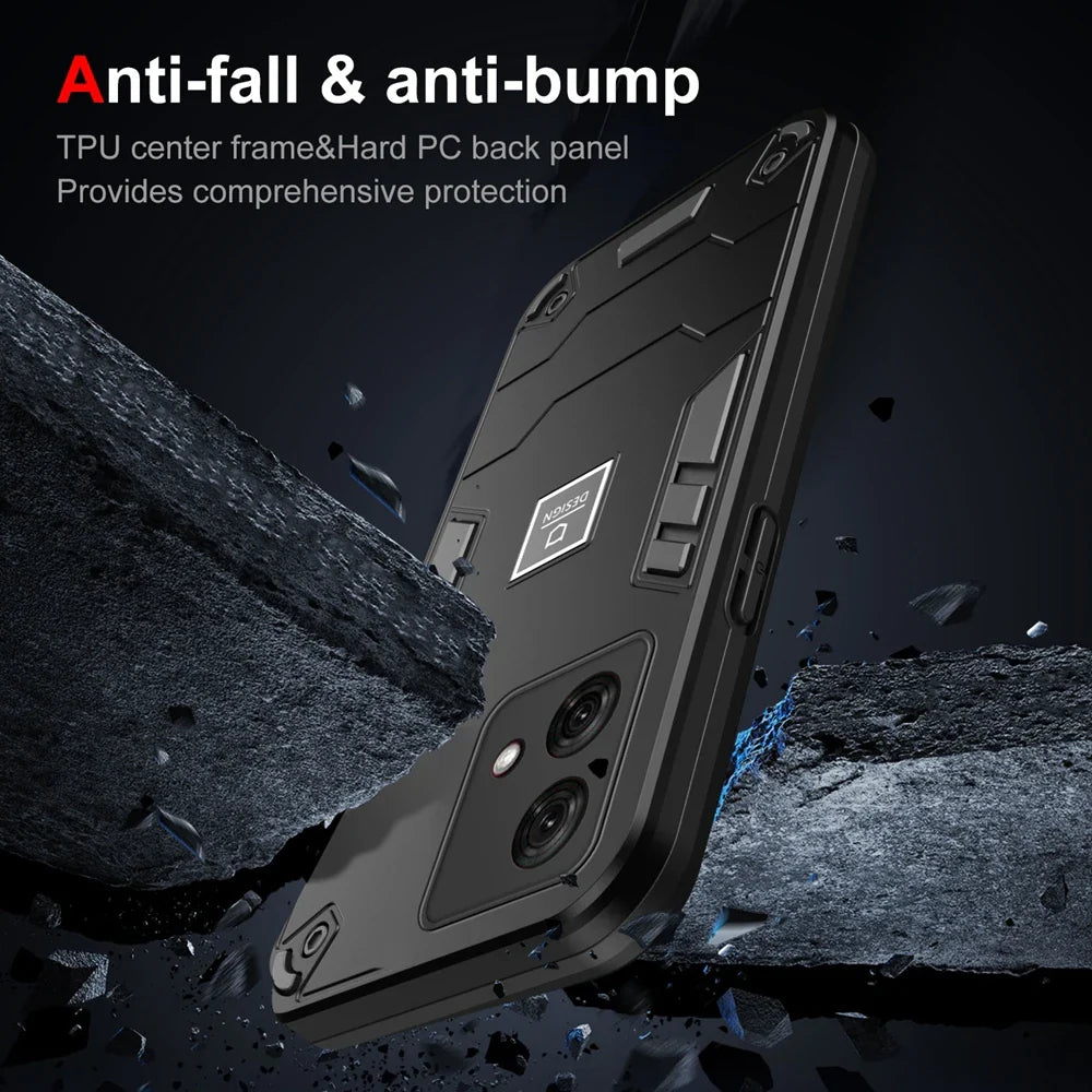 Armor Phone Case for Motorola G54 G84 G34 G04 G24 G14 G73 G13 G23 G53 G31 G41 G32 G42 G22 G52 E22 E32 Protect Bumper Back Cover