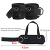 Gym Ankle Straps 4 D-Ring Adjustable Foot Support Cuffs Ankle Weight Leg Training Brace Support Leg Workouts Pulley With Buckle