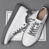 Italy High Quality All white Men's Leather Casual Shoes Increase Simple Pure Black Sneakers Breathable Sneakers  luxury shoes