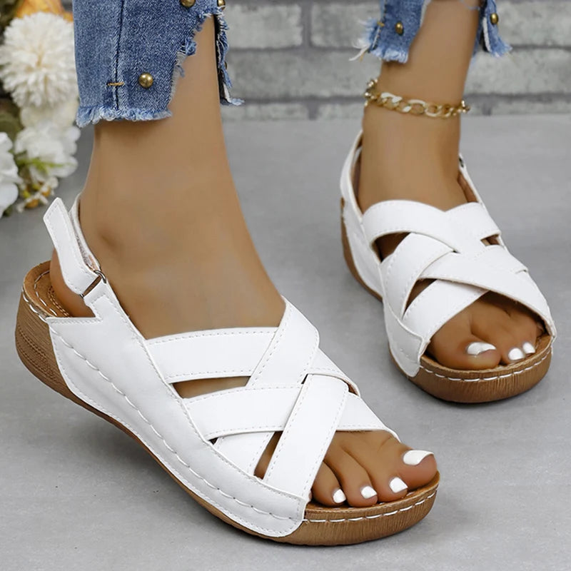 Shoes Women Sandals Summer Soft Women's Shoes Party Ladies Shoes Wedge Women's Sandals Casual Women Sandal Footwear Female