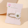 5/2/1/pcs Ins Daisy Flower Hair Clips Baby Girl Hairpins for Kids Lace White Barette Princess Hooks Infant Accessories Korean