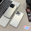 For infinix Camon 20 Pro Spark 20 10 Pro GO 2024 2023 10C Smart 8 7 6 6+ 5 Phone Case Soft Business Color Silver Cover