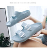 New Sandals Mute Shoes Slope Thick Platform Comfortable Buckle Fashion Women Shoes Beach Travel Slides Shoes Female 2023