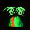 New 1 Pair Luminous Shoelaces Flat Sneakers Canvas Shoe Laces Glow In The Dark Night Color Fluorescent Shoelace 80/100/120/140cm