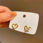 Load image into Gallery viewer, Quality Cute Heart Earrings For Women Jewelry Female Stud Earring Female Party Accessories Charm Princess 2022

