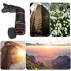 Universal 8X 12X 20X Cell Phone Clip Lens Zoom Telescope Wide Angle Fish Eye Macro Lens for Xiaomi 14 iPhone 15 Samsung Oneplus