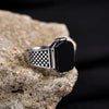 R3351 Men's High Quality Stainless Steel Multiple Color Gemstone Styles Onyx Rings Jewelry Professional Factory Made