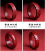 Natural Authentic Cinnabar Ring Gift Girlfriend Couple Love Luxury Fashion Eternity Jewelry Promise Engagement Amulets Mascots