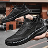 Summer Men Sneakers Breathable Leather Casual Shoes Men Comfortable Mesh Men Loafers Mesh Men Shoes Outdoor Walking Zapatos