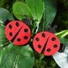 ncmama 2Pcs/set Cute Ladybug Hair Clips for Children Sweet Girls Cartoon Animal Hairpin Kids Barrettes Headwear Hair Accessories