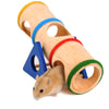 Hamster Toys Wooden Colorful Funny Seesaw Mouse Chinchilla Gerbil Hedgehog Cage House Pet Accessories  Articles for Pets