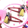 2Pcs Cartoon Princess Disney Mermaid Ariel Shine Hair Clips BB Clips Kids Hairpins Girls Hair Accessories Baby Headdress Gift
