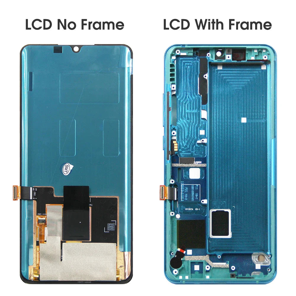 6.47" CC9 Pro Display Screen Replacement, for Xiaomi Mi Note 10 / Note 10 Pro M1910F4G Lcd Display Digital Touch Screen Assembly