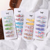 3/6pcs Fashion Sequin BB Hair Clips Color Transparent Flowing Sand Bangs Hair Gripes Girl Cute Cartoon Kids Headwear Accessory