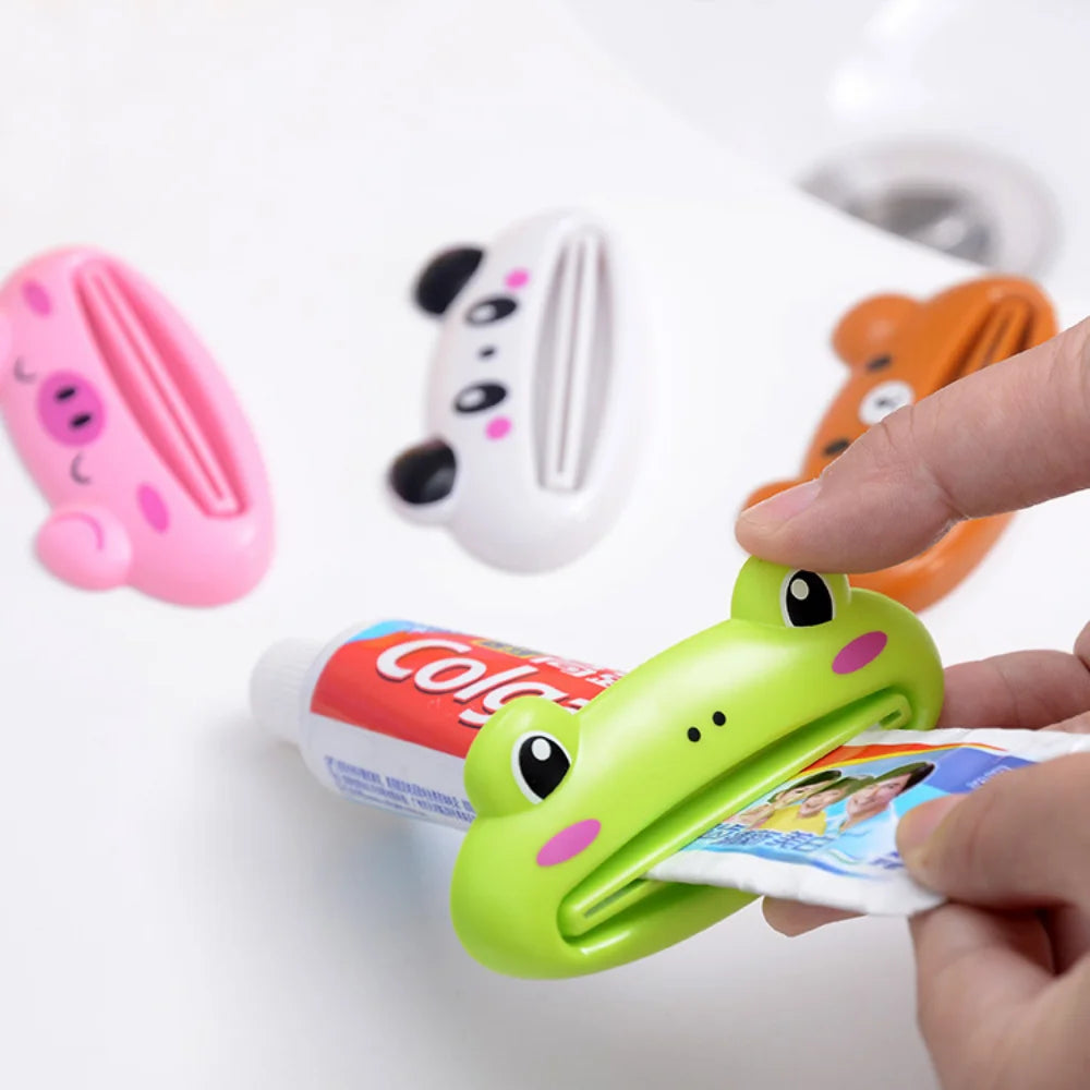 Cartoon Toothpaste Squeezer Useful Home Bathroom Decoration Kitchen Accessories Bathroom Multifunction Tools Kitchen Gadget