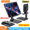 VIKEFON Mobile Phone Holder Stand Desktop Lazy Bedside Bracket Support Stand Foldable Hoisting Multi-Function Telescopic Holder