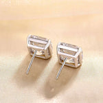 Load image into Gallery viewer, Huitan Versatile Stud Earrings for Women Bright Zirconia Ear Stud Lady Everyday Wearable Jewelry for Engagement Ceremony Party
