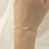 Customized Arabic Name Custom Bracelets for Women Personalized Stainless Steel Gold Chain Islamic Bracelets Baby Bangle Jewelry