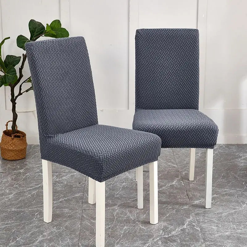 2024 New Upscale Elegant Chair Cover Elastic Fiber Fabric Chair Cover Restaurant Dining Chair Cover