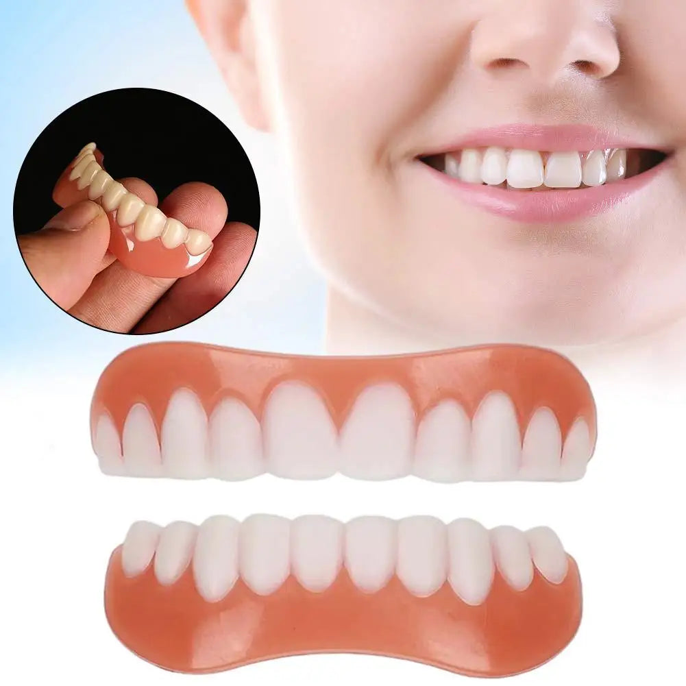 2set New Perfect Smile Veneers In Stock Teeth Whitening False Denture Bad Temporary Replacement Kit Safe Beauty Health Maquiagem