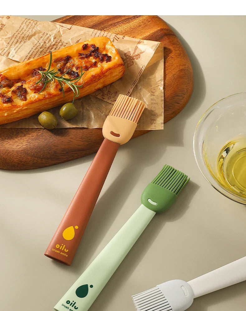 Silicone BBQ Oil Brush Basting Brush DIY Cake Bread Butter Baking Brushes Kitchen Cooking Barbecue Accessories BBQ Tools