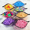 50/100/300Pcs Ealstic Basic Nylon Hair Ties for Girls Ponytail Hold Scrunchie Rubber Band Kid Fashion Hair Band Accessories