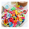 100pcs Children Elastic Hair Bands Girls Rubber Band For Kids Sweets Scrunchie Hair Ties Clips Headband Baby Hair Accessories