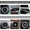 1PC Car Air Conditioner Outlet Decorative Strips Diamond U Shape Clip Strip Auto Vent Interior Grille Rhinestones Decor Moulding