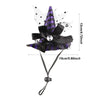 Dog Witch Hat Cosplay Halloween Outfits Witch Hat Photography Props Decorative Pet Cat Halloween Apparel Dog Cosplay Accessories