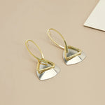 Load image into Gallery viewer, Geometric Metal Hollow Triangle Drop Earrings For Women Personality Dangle Earring Exaggerated punk Jewelry Gifts
