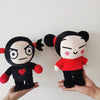 30cm Kawaii Pucca and Garu Plush Toys China Doll Cartoon Cute Soft Stuffed Dolls Figure Sleeping Pillow Children's Birthday Gift