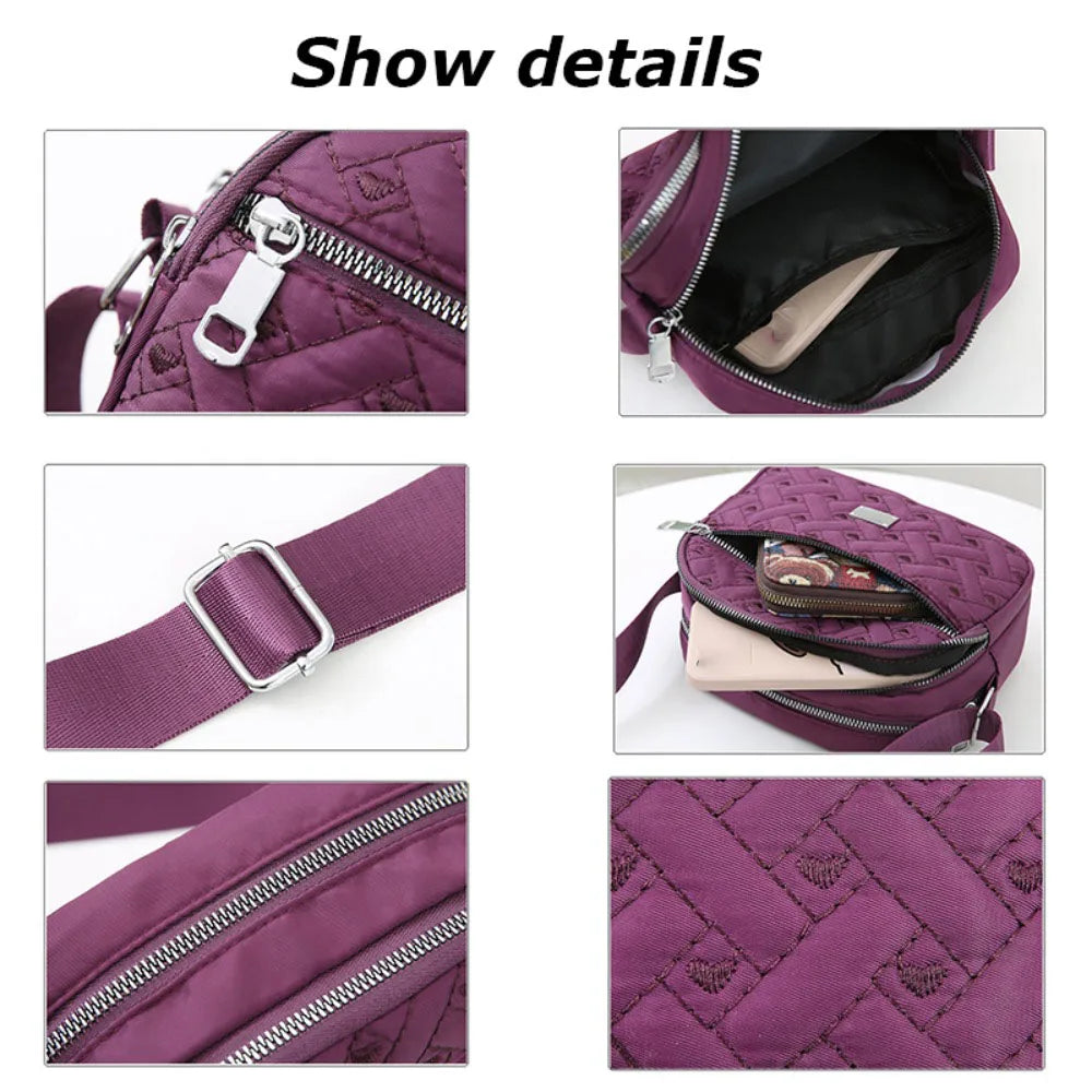 Fashion Shoulder Over Bags Women's Lightweight Underarm Bag Women Cross Body Small Messenger Bag Handbag