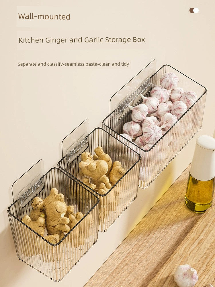 Bathroom Bathroom Storage Basket Punch-Free Wall Kitchen