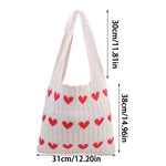 Load image into Gallery viewer, Knitted Handbags Female Large Capacity Totes Women's Shoulder Bag Summer Beach Bag Purses Casual Hollow Woven Shopping
