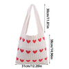 Knitted Handbags Female Large Capacity Totes Women's Shoulder Bag Summer Beach Bag Purses Casual Hollow Woven Shopping