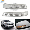 Car Accessories Rearview LED Turn Signal Light Wing Side Mirror Lamp Repeater For KIA Sorento XM 2009 2010 2011 2012 2013 2014