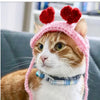 Pet Cat Headwear Knitted Two Love Headgear Pet Birthday Dress Up Dog Hats Cat Accessories Pet Dog Birthday Christmas gift