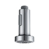 G1/2 Kitchen Pull Out Faucet Head Chrome Shower Nozzle Sprayer Bathroom Sink Tap Replacement Accessory Male Threads Head Aerator
