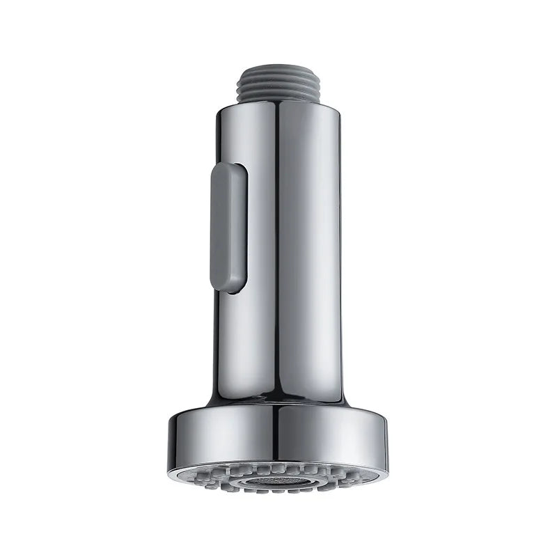 G1/2 Kitchen Pull Out Faucet Head Chrome Shower Nozzle Sprayer Bathroom Sink Tap Replacement Accessory Male Threads Head Aerator