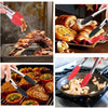 Food Tong Stainless Steel Kitchen Tongs Silicone Nylon Non-Slip Cooking Clip Clamp BBQ Salad Tools Grill Kitchen Accessories