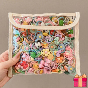Hair Accessories Girls Bands Bandeau Cheveux Scrunchies Elastique Fille Kids Korean Haarband Rubber Baby Tie Animal Band Cute