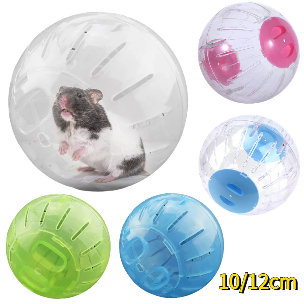 10/12cm Hamster Sport Ball Grounder Rat Small Pet Rodent Mice Jogging Running Hamster Gerbil Exercise Balls Play Toys Accessory